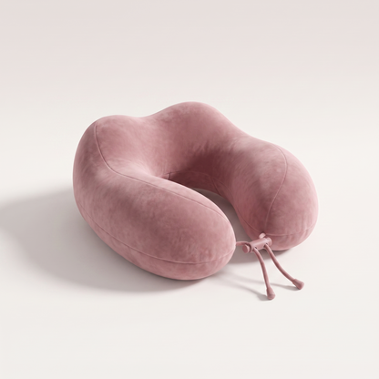 RoadRest U-vormig reiskussen van traagschuim in het roze