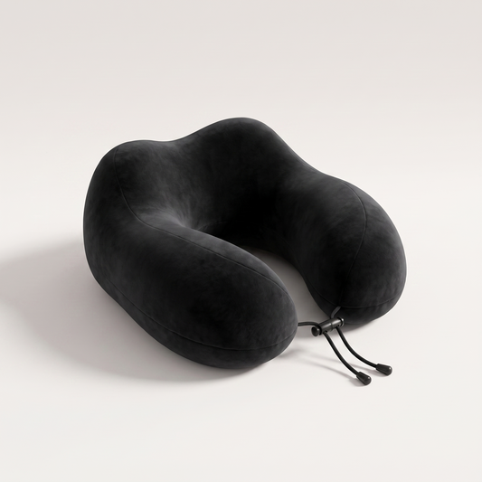 RoadRest U-vormig reiskussen van traagschuim in het zwart