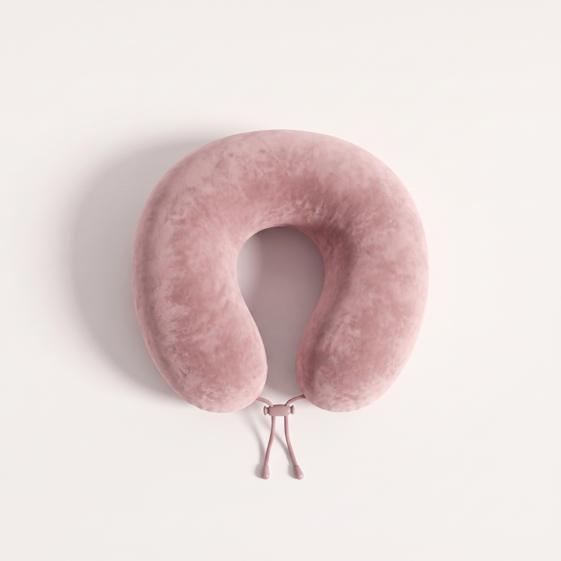 RoadRest reiskussen roze van bovenaf, met de U-vorm en het koordje
