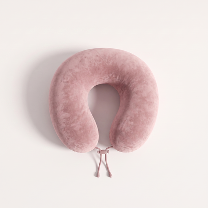 RoadRest reiskussen roze van bovenaf, met de U-vorm en het koordje
